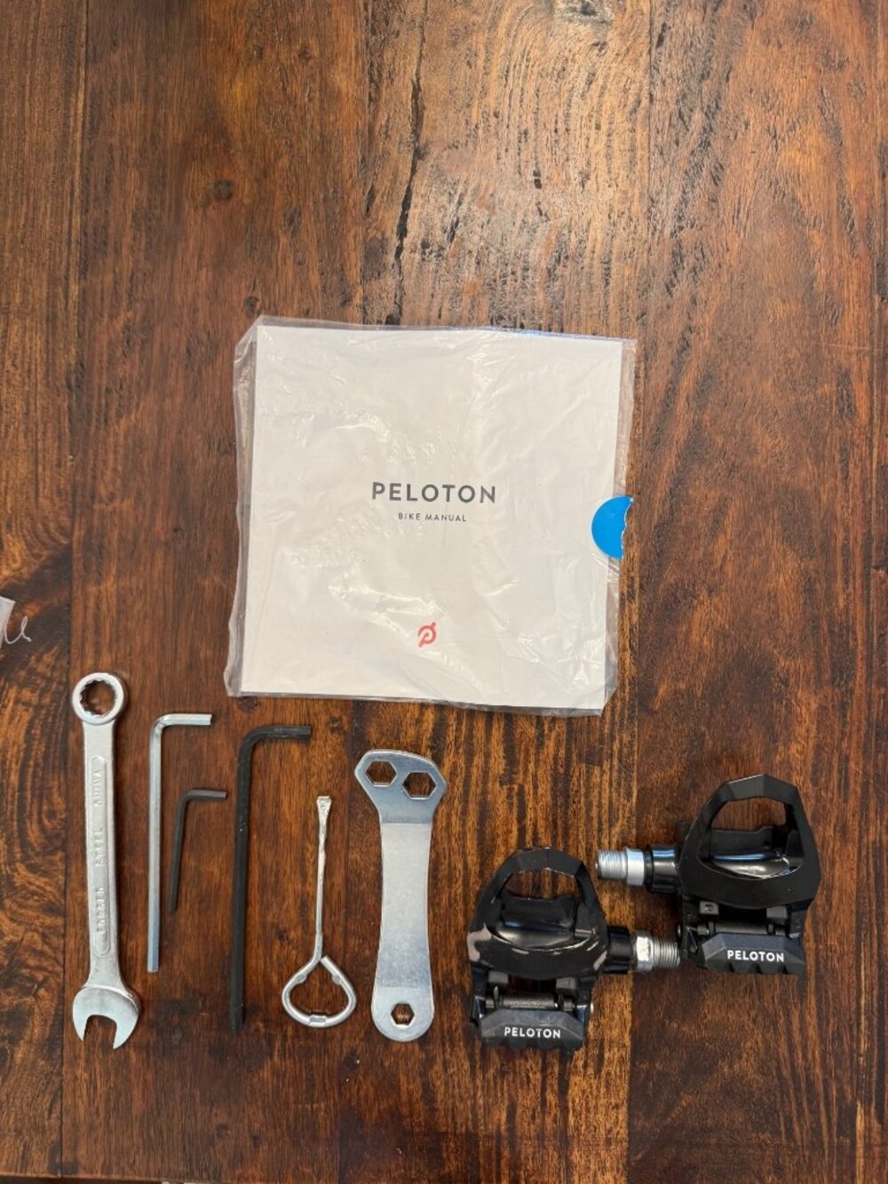 Official Peloton Bike Replacement Pedals Delta Set, Tools & Manual OEM